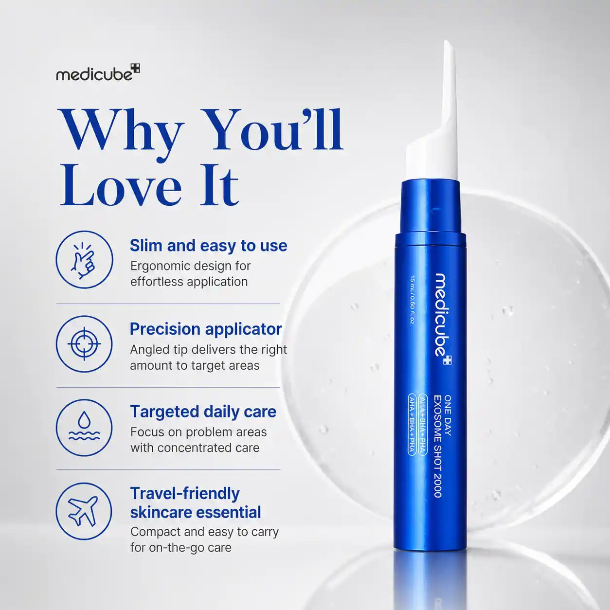 Medicube Zero One Day Exosome Shot Pore Ampoule 25000 13ml