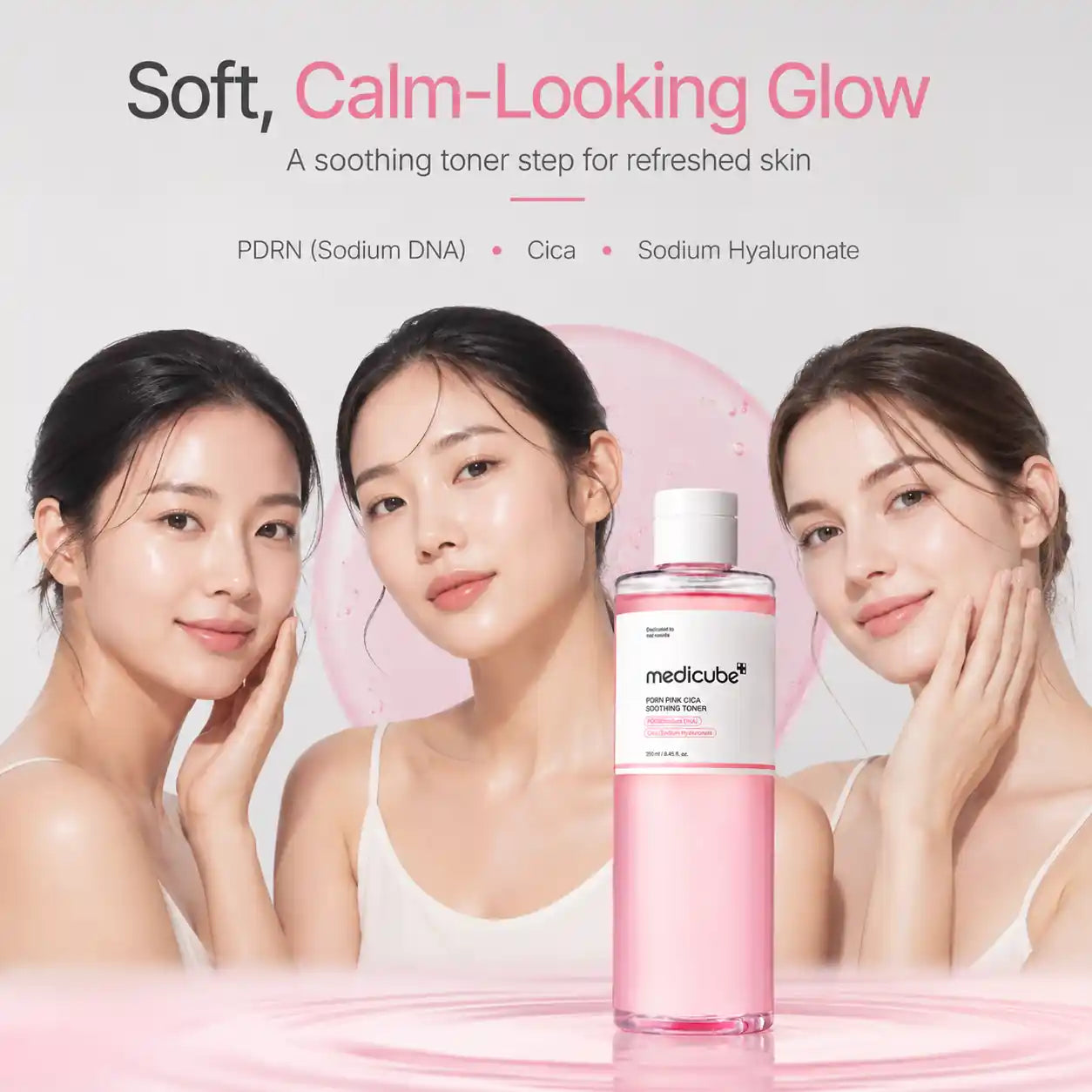 Medicube PDRN Pink Cica Soothing Toner 250ml