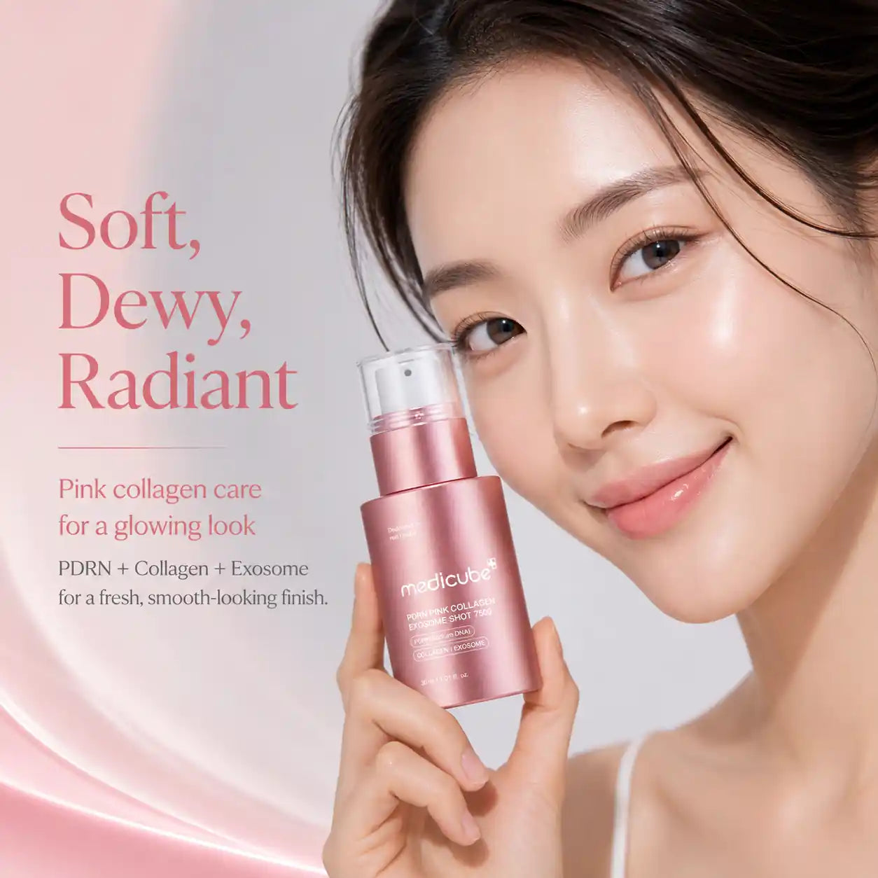 Medicube PDRN Pink Collagen Exosome Shot Ampoule 2000 30ml
