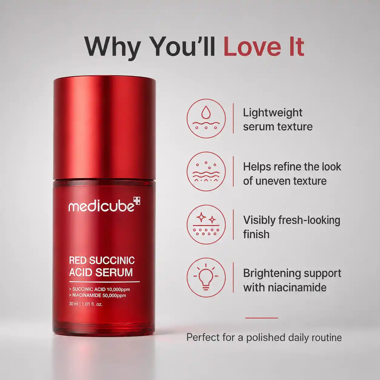 Medicube Red Succinic Acid Serum 30ml
