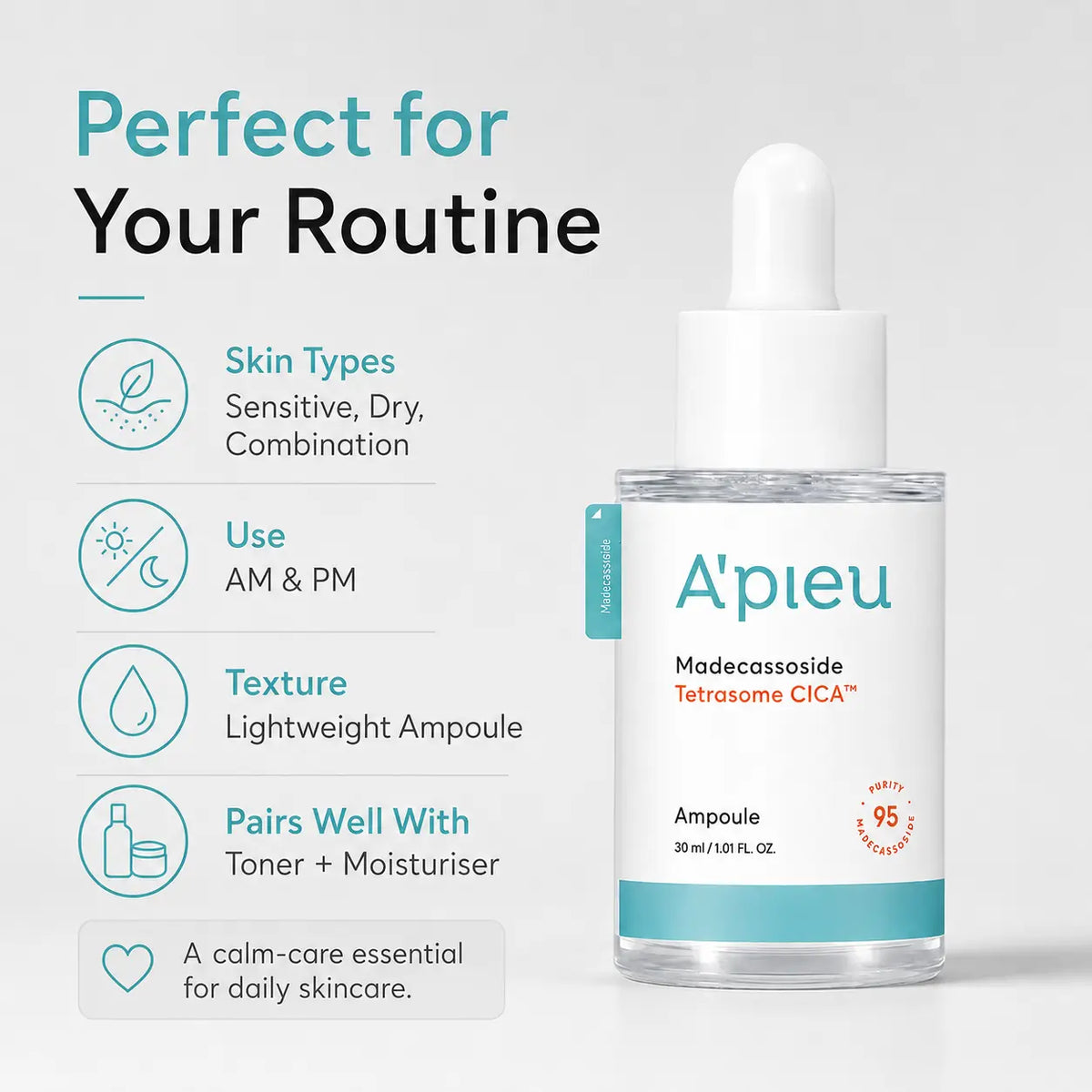 A'pieu Madecassoside Tetrasome Cica Ampoule 50ml