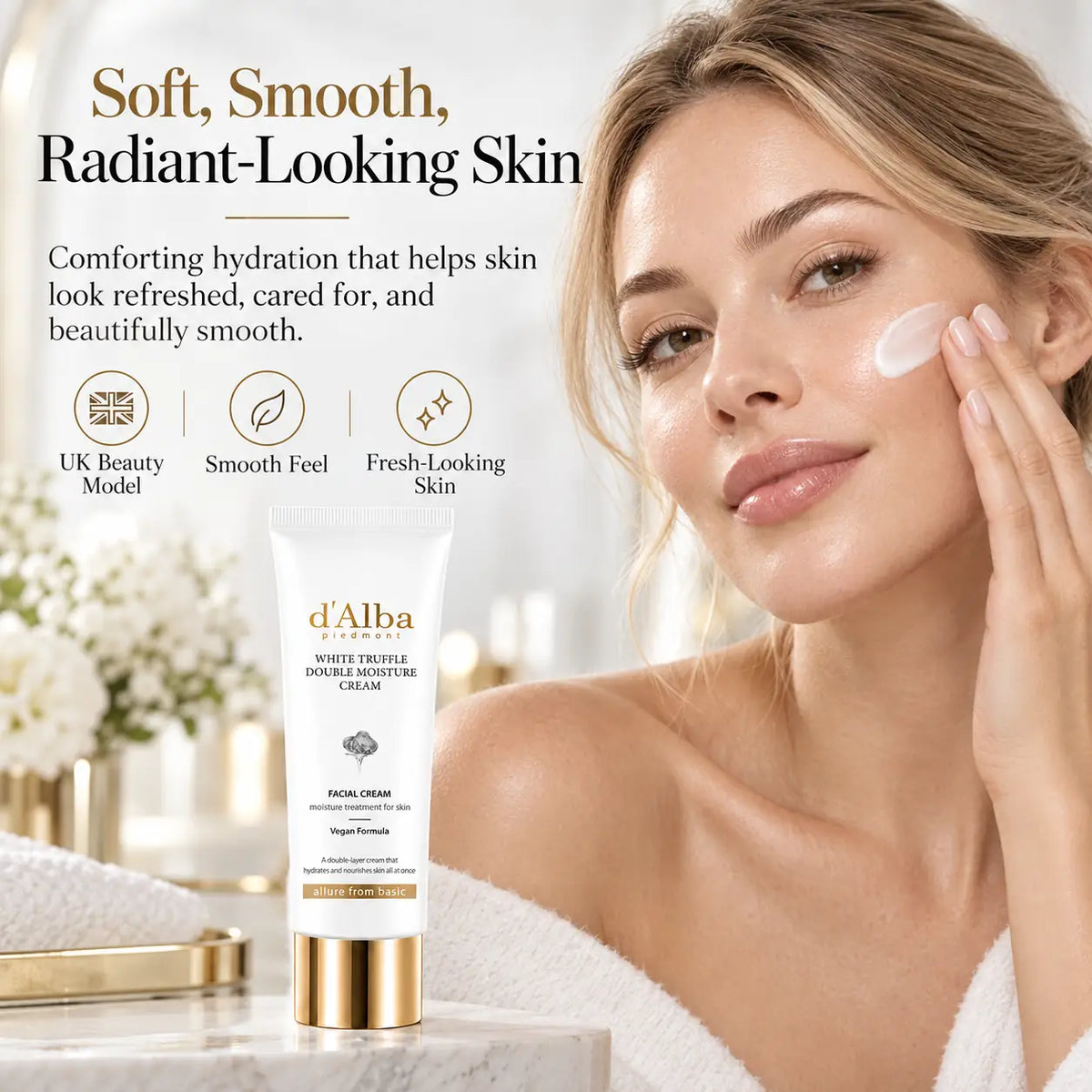 d'Alba White Truffle Double Moisture Cream 60ml