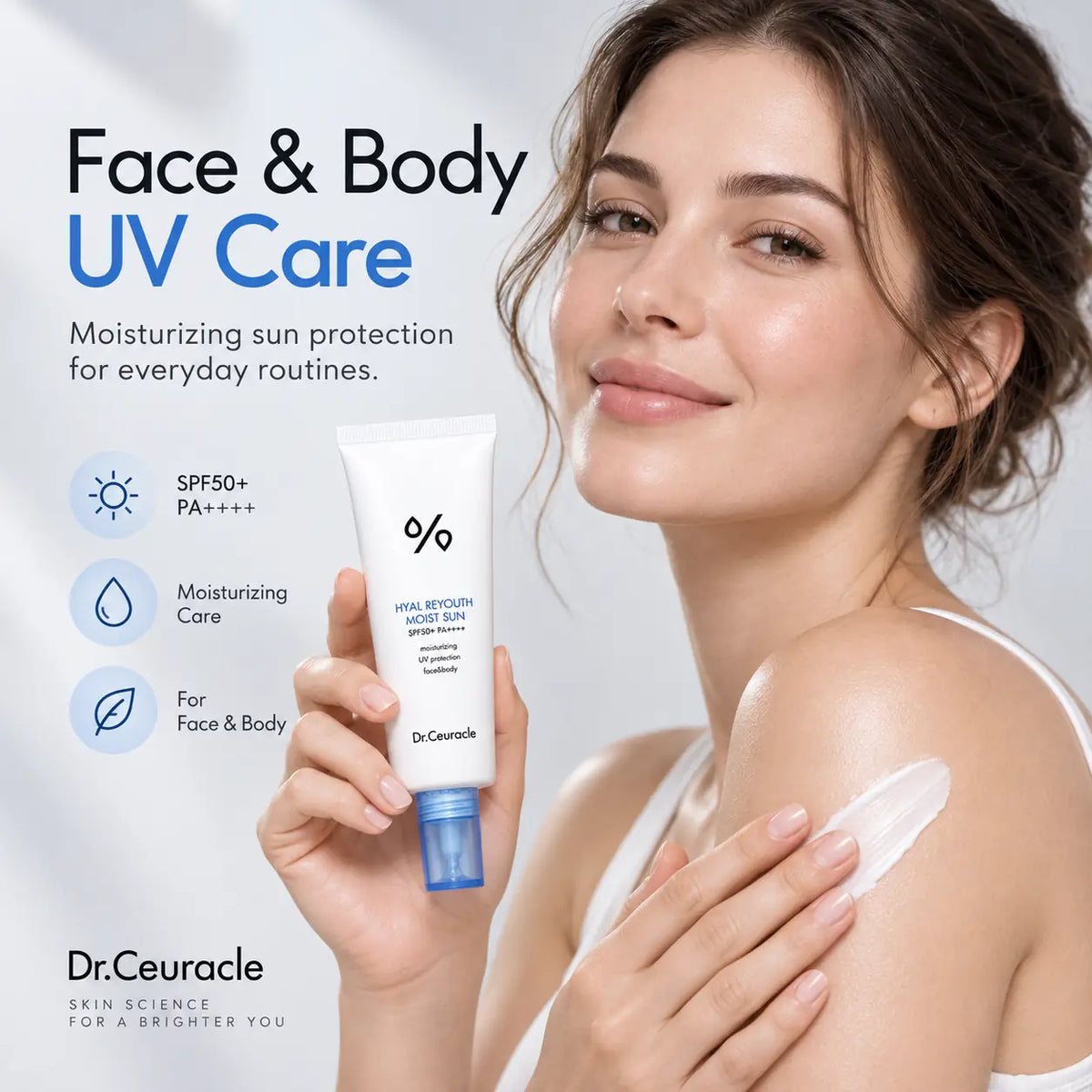 Dr. Ceuracle Hyal Reyouth Moist Sun SPF50+ PA++++ 50ml