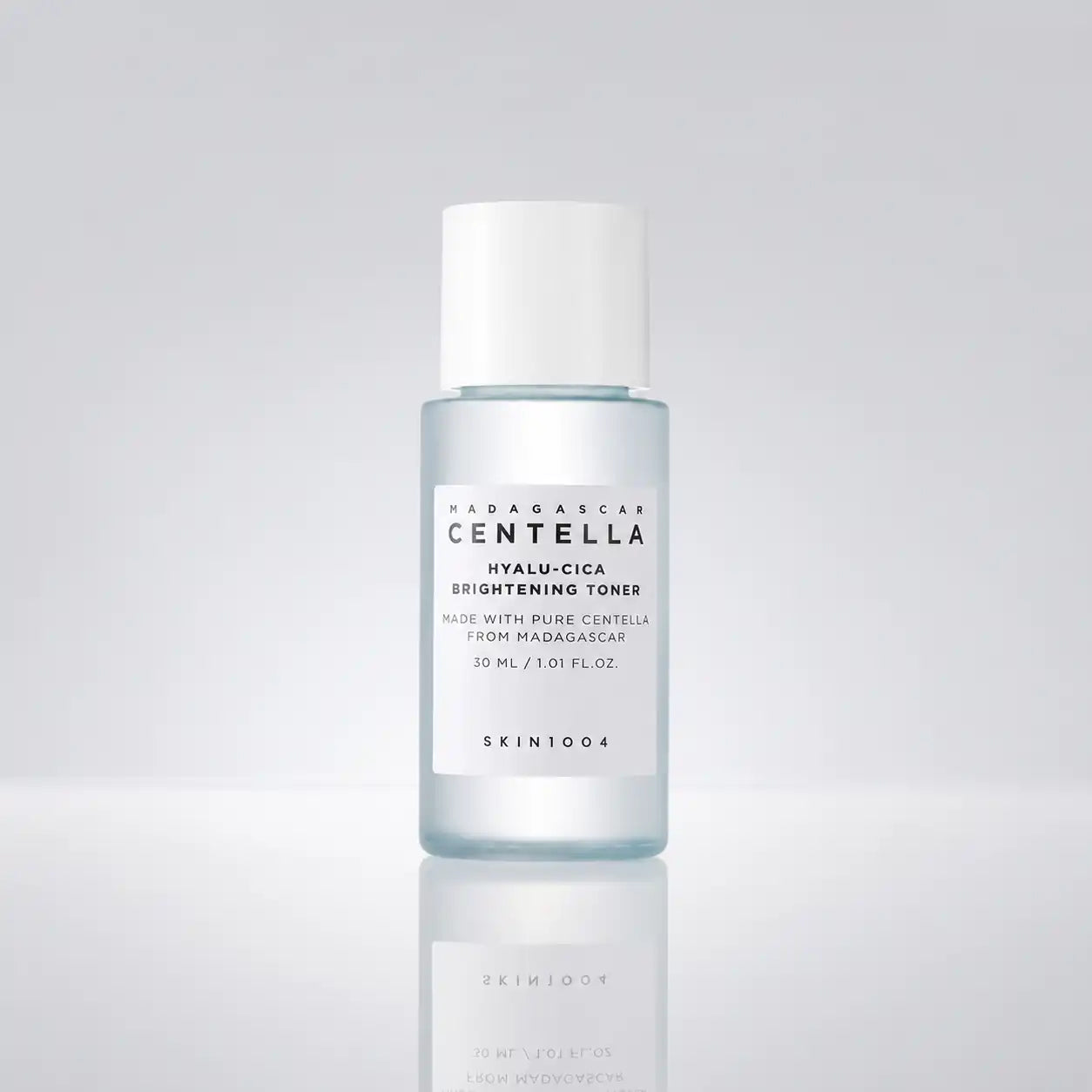 SKIN1004 hyalu cica brightening toner 30ml bottle front