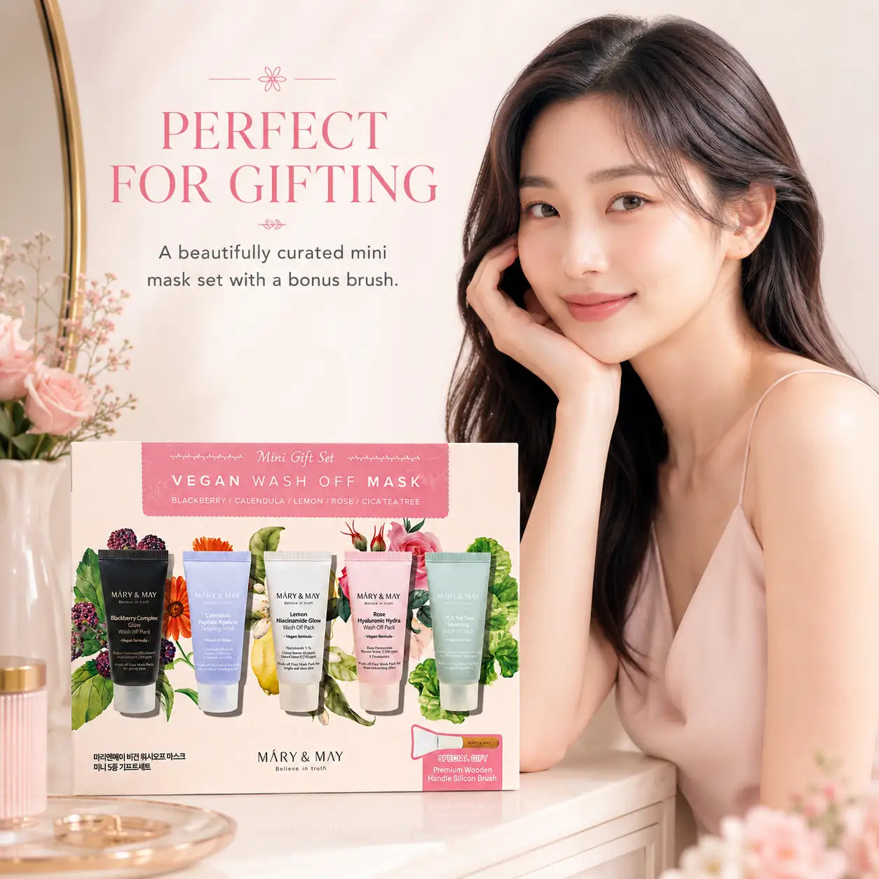 Mary&May Vegan Wash Off Mask Mini Gift Set ( x5) 30g 30g x5