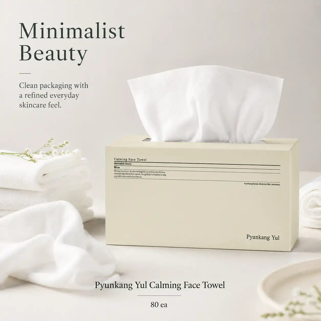 Pyunkang Yul Calming Face Towel 80ea