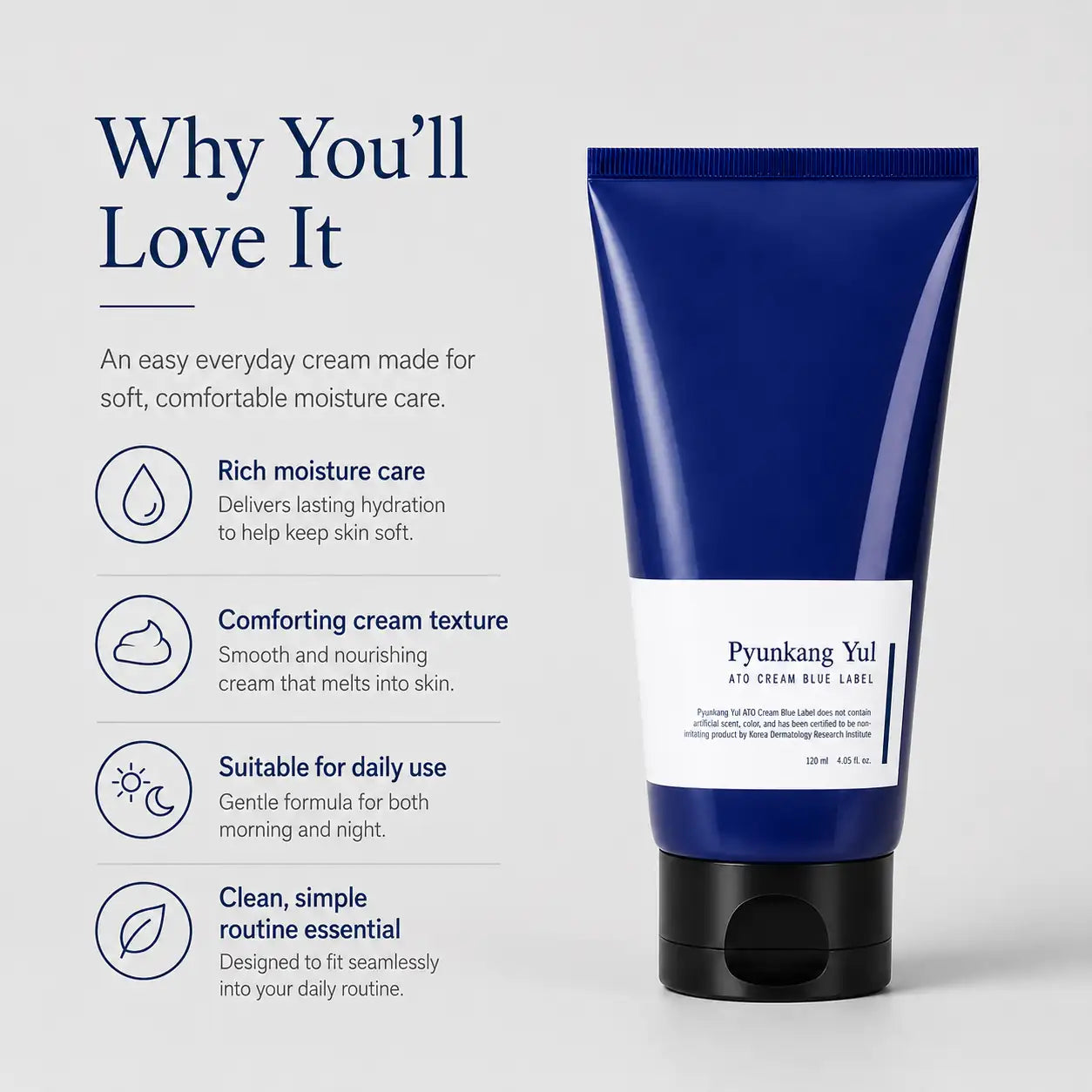 Pyunkang Yul Ato Cream Blue Label 120ml
