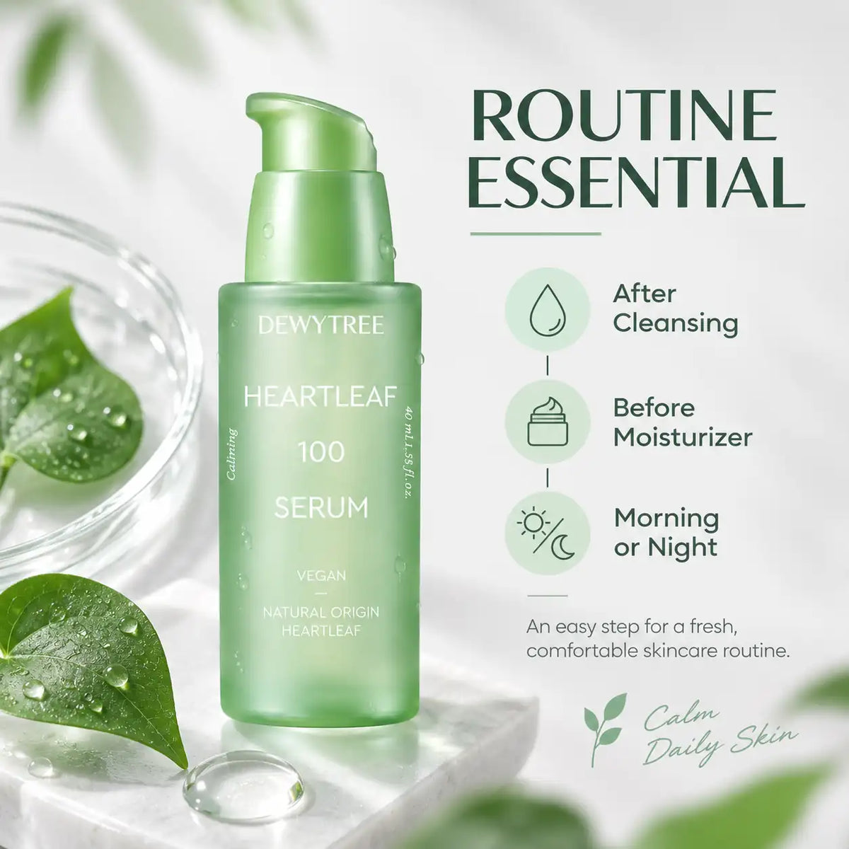 DEWYTREE Heartleaf 100 Serum 40ml