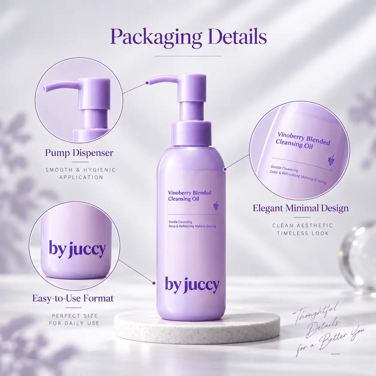 By Juccy Vinoberry Blended Cleansing Oil 150ml