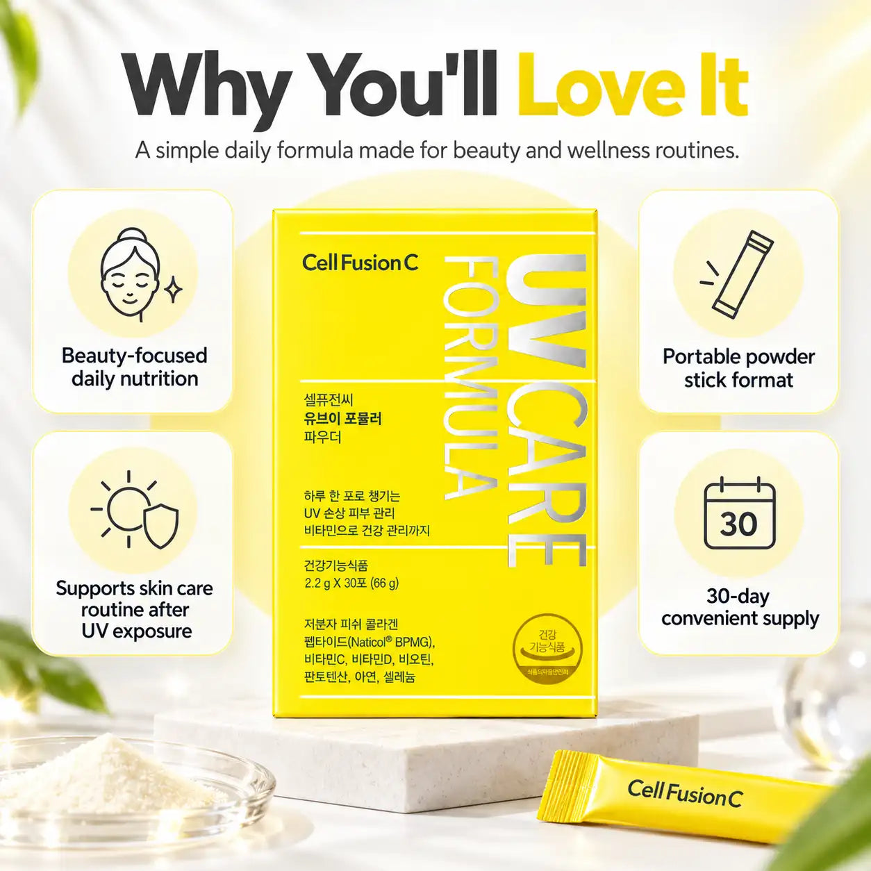 Cell Fusion C UV Formula Powder 2.2g x 30ea