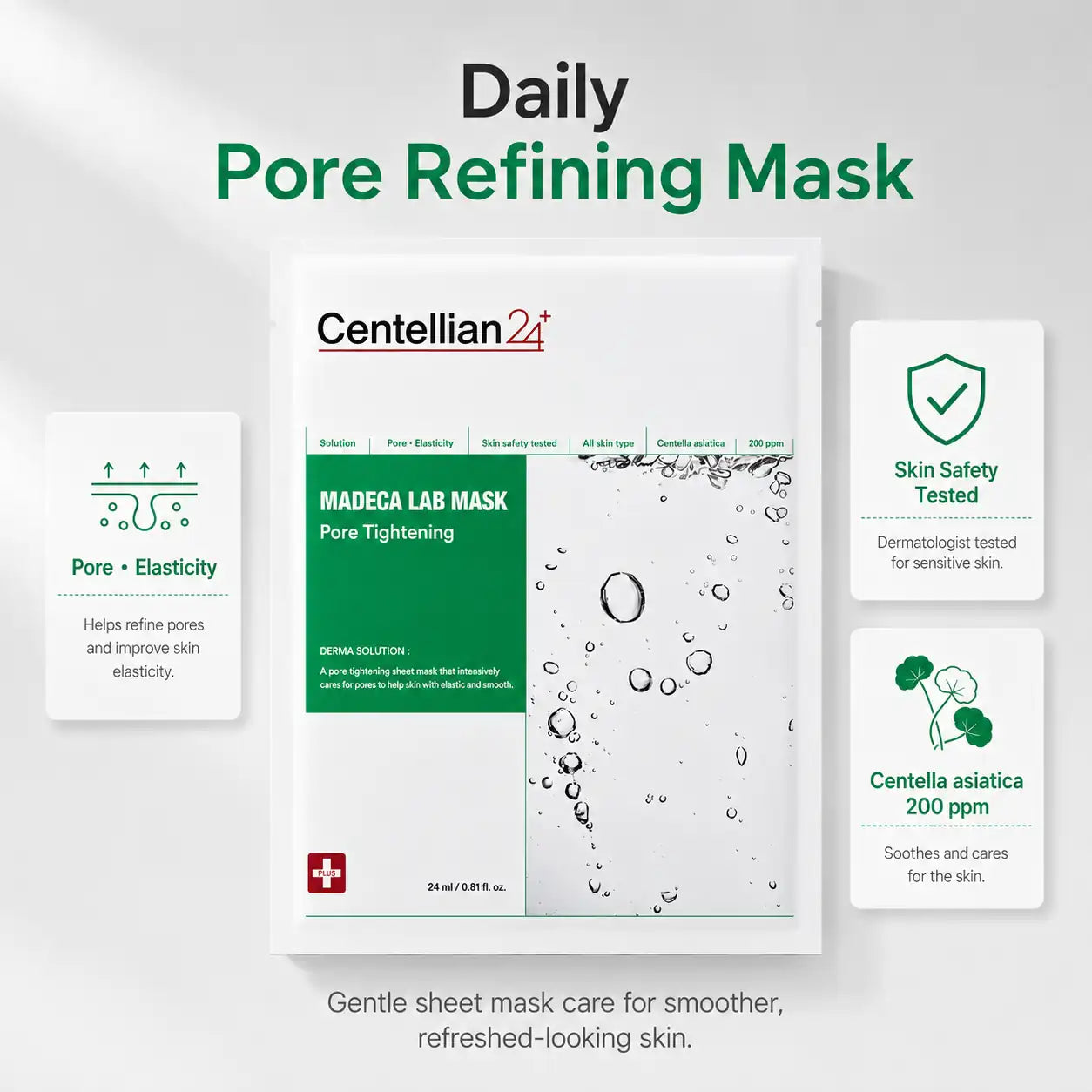 Centellian24 Madeca Lab Mask Pore Tightening 25ml 20pcs