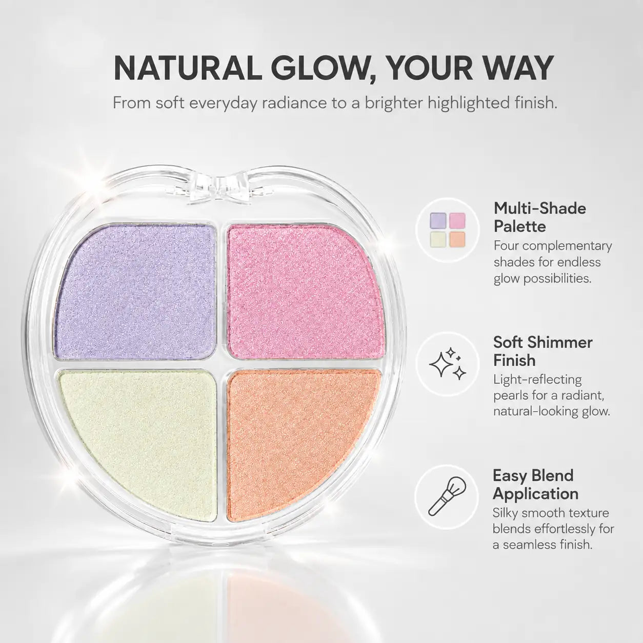 Colorgram Tintory Highlighter Palette 01 Jelly Beam