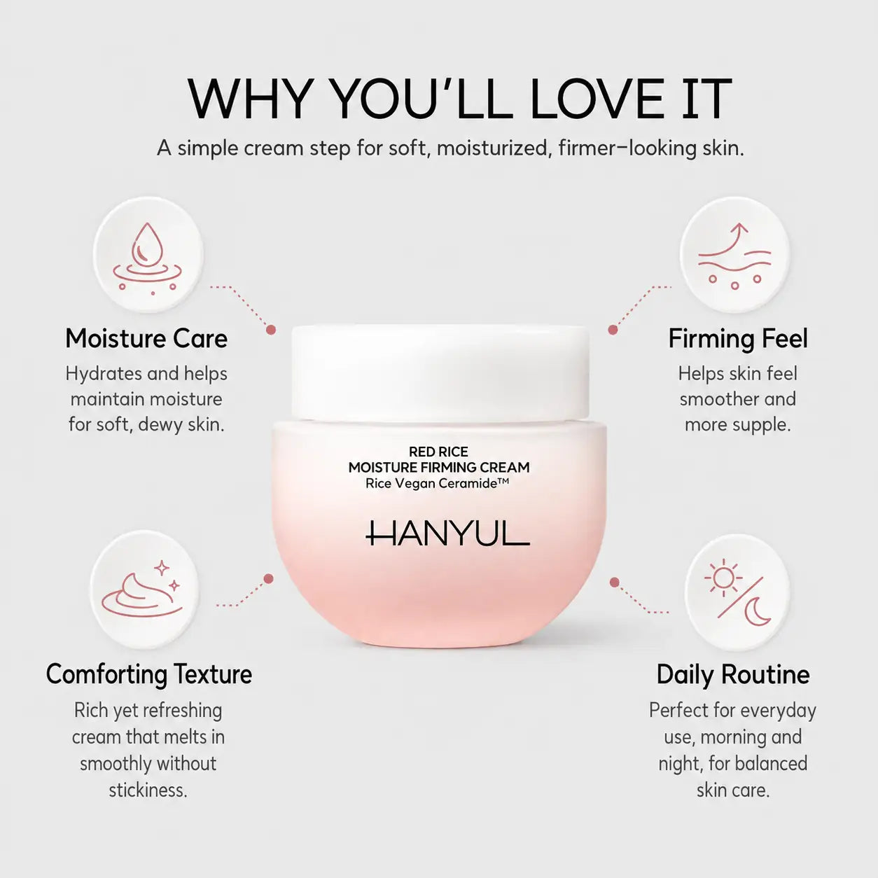 HANYUL Red Rice Vegan Ceramide Cream 55ml