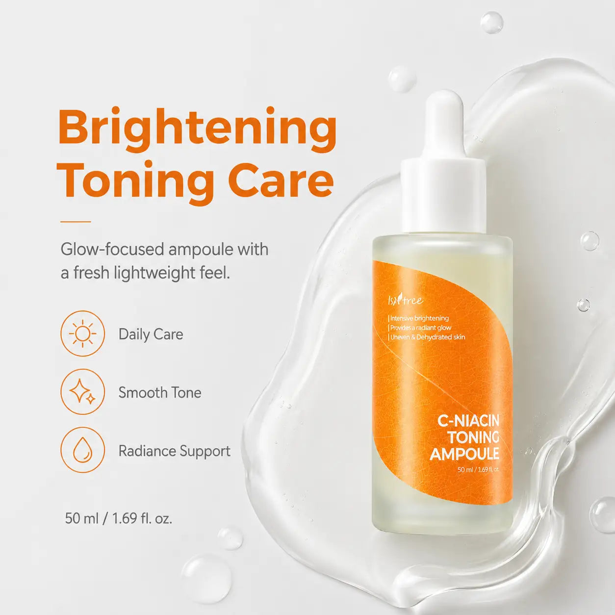 Isntree C Niacin Toning Ampoule Serum 50ml