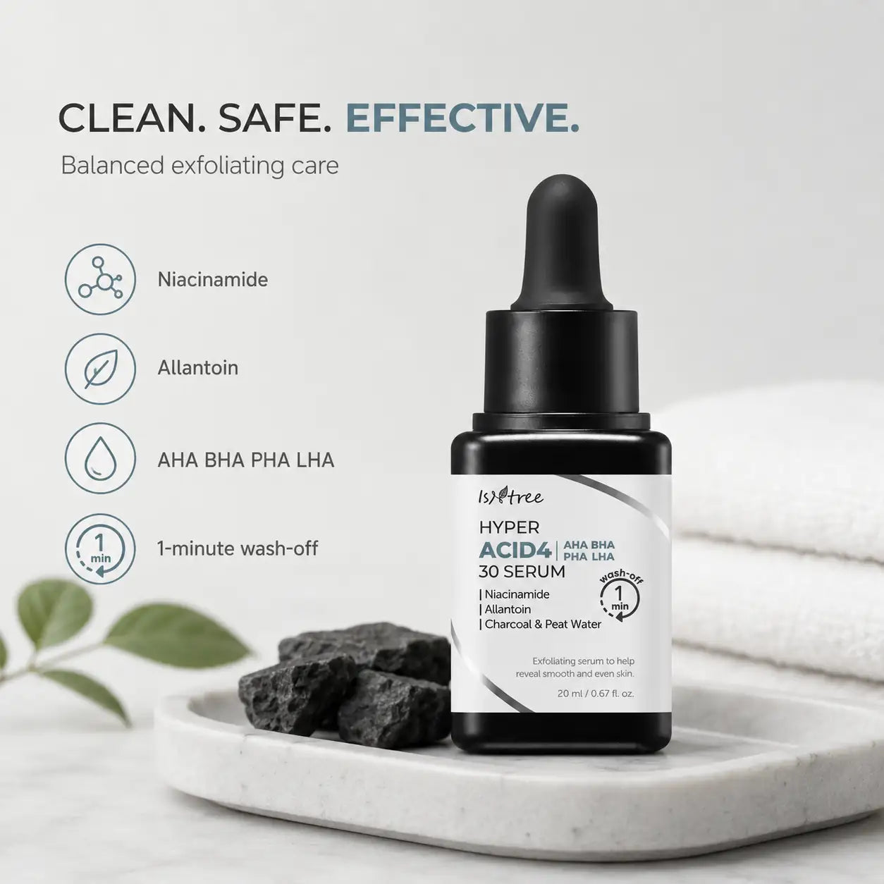 Isntree Hyper ACID4 AHA BHA PHA LHA Serum 20ml
