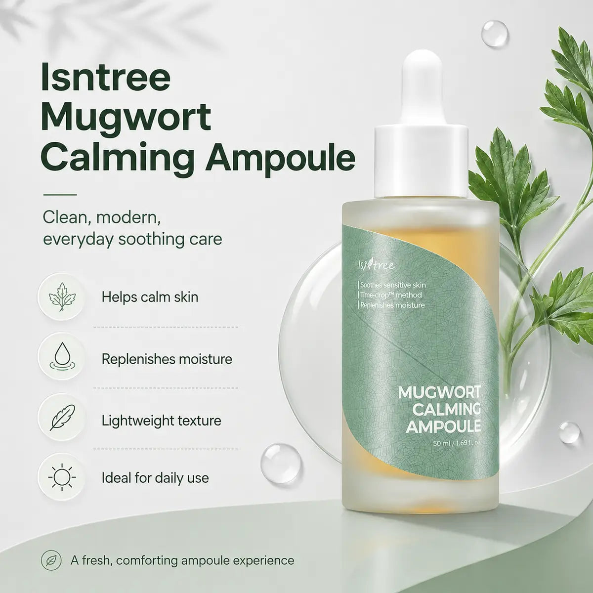 Isntree Mugwort Calming Ampoule 50ml