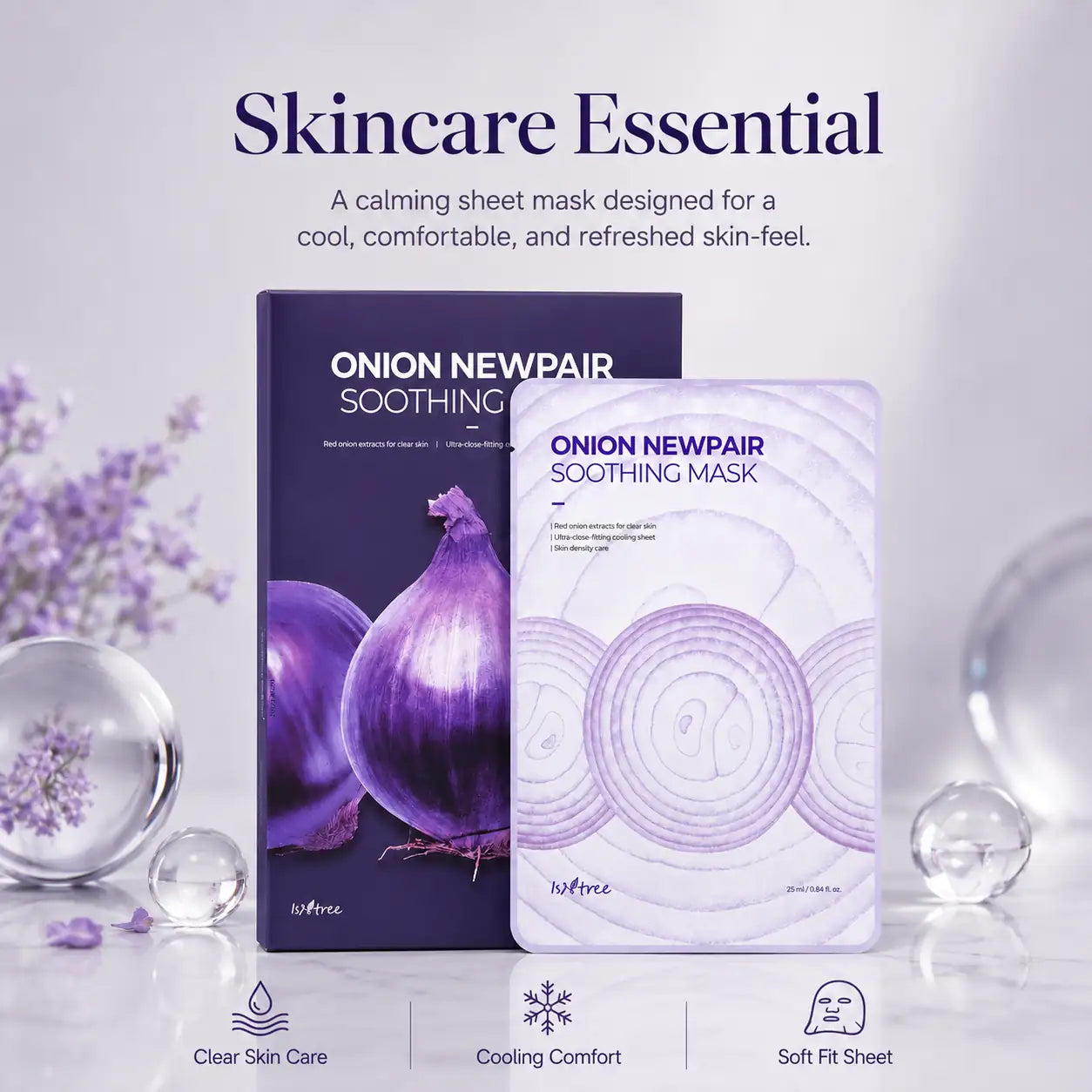 Isntree Onion Newpair Soothing Mask 5 Sheets 25g