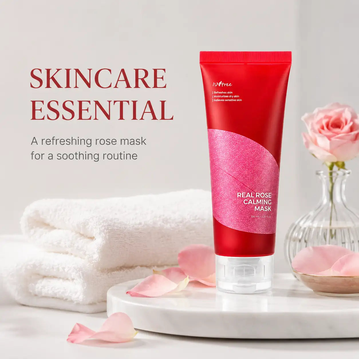 Isntree Real Rose Calming Mask 100ml