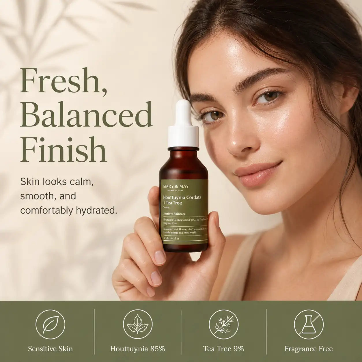 Mary&May Houttuynia Cordata +Tea Tree Serum 30ml