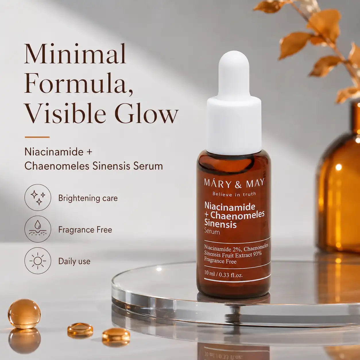 Mary&May Niacinamide+Chaenomeles Sinensis Serum Miniature 10ml