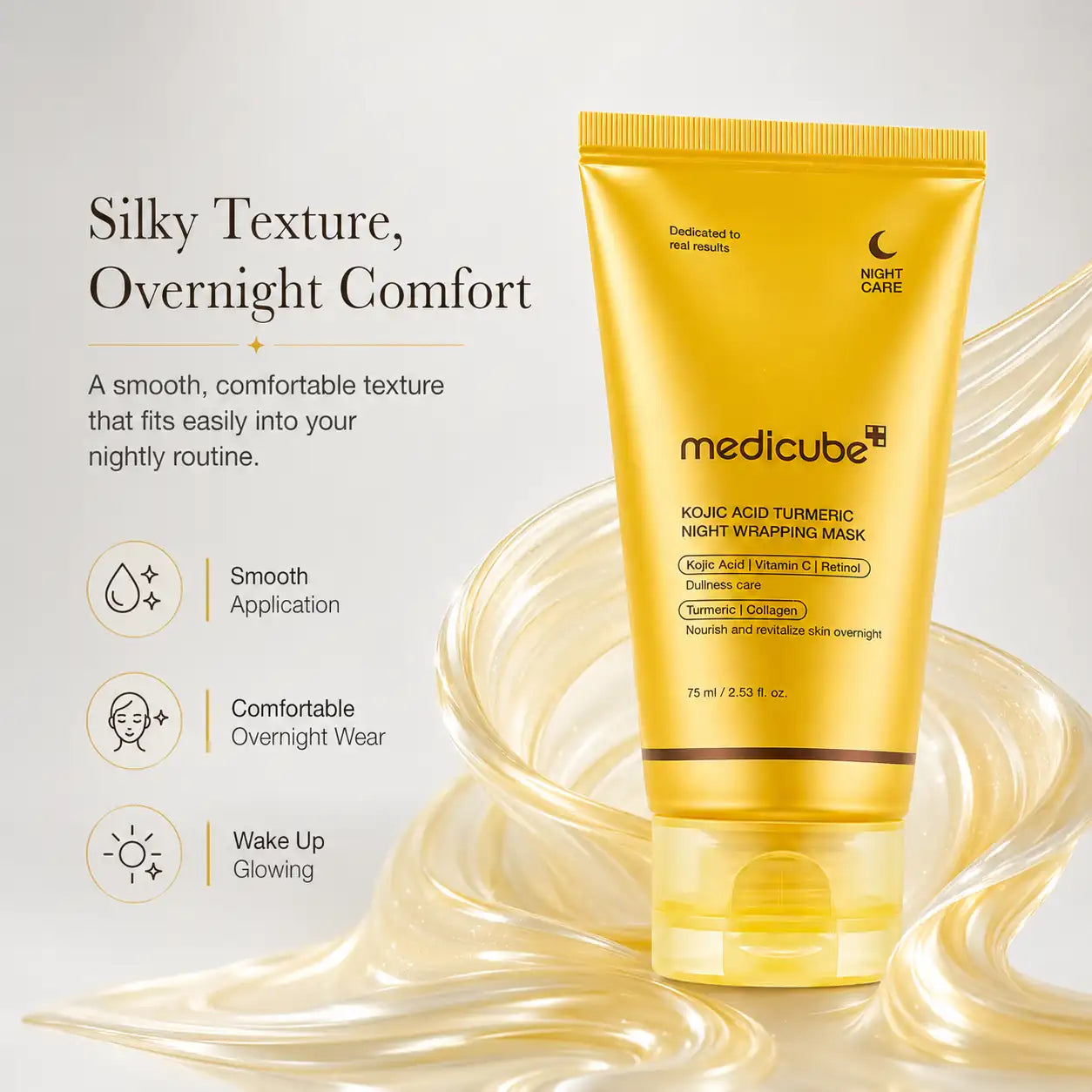 Medicube Kojic Acid Turmeric Night Wrapping Mask 75ml