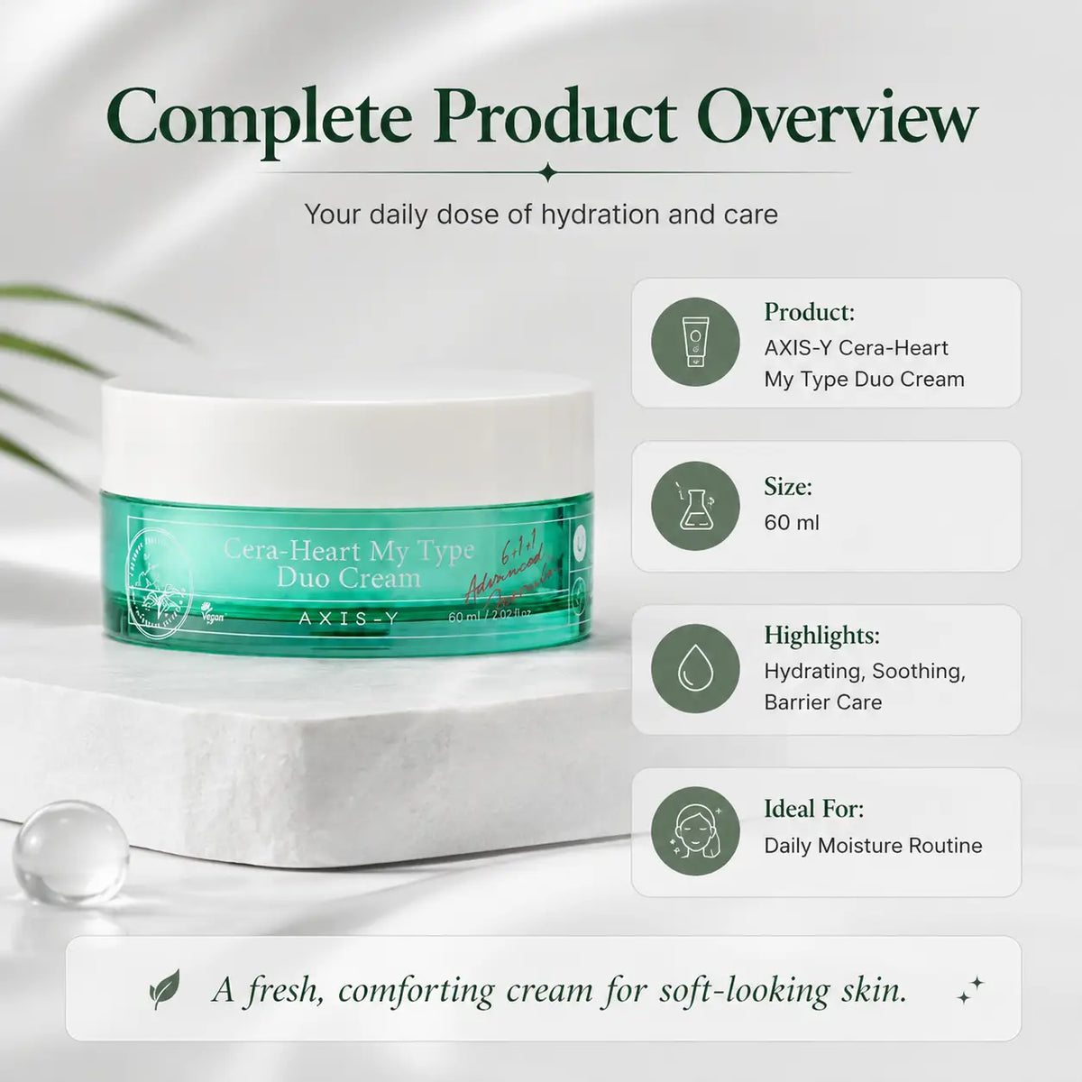 AXIS-Y Cera Heart My Type Duo Cream 60ml