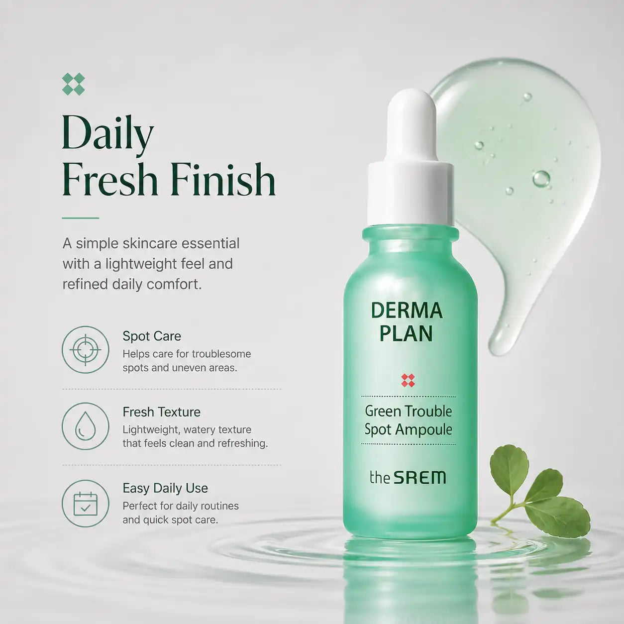 The Saem Derma Plan Green Trouble Spot Ampoule 20ml