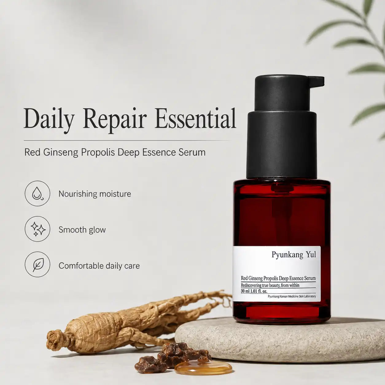 Pyunkang Yul Red Ginseng Propolis Deep Essence Serum 30ml