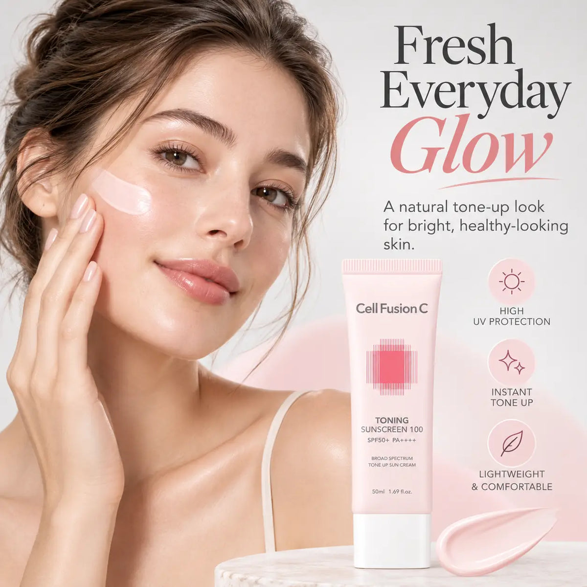 Cell Fusion C Toning Sunscreen 100 SPF50+ PA++++ 50ml