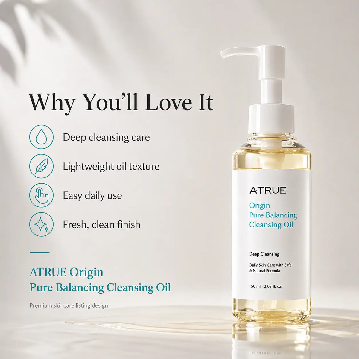 Atrue Origin Pure Balancing Cleansing Oil 150ml