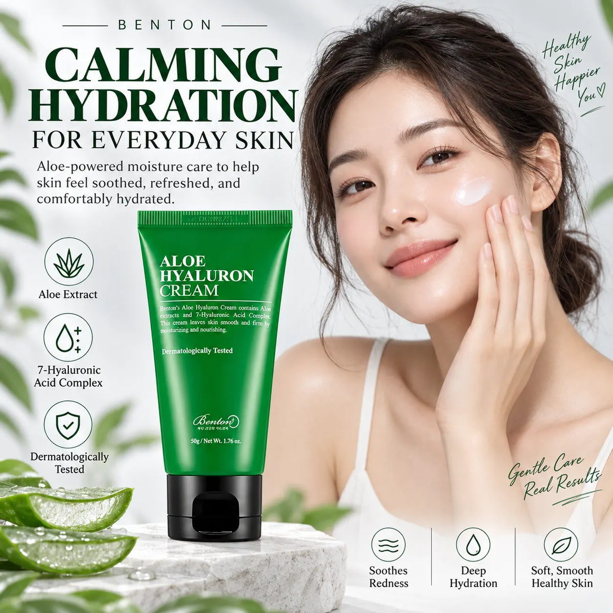 Benton Aloe Hyaluron Cream 50g