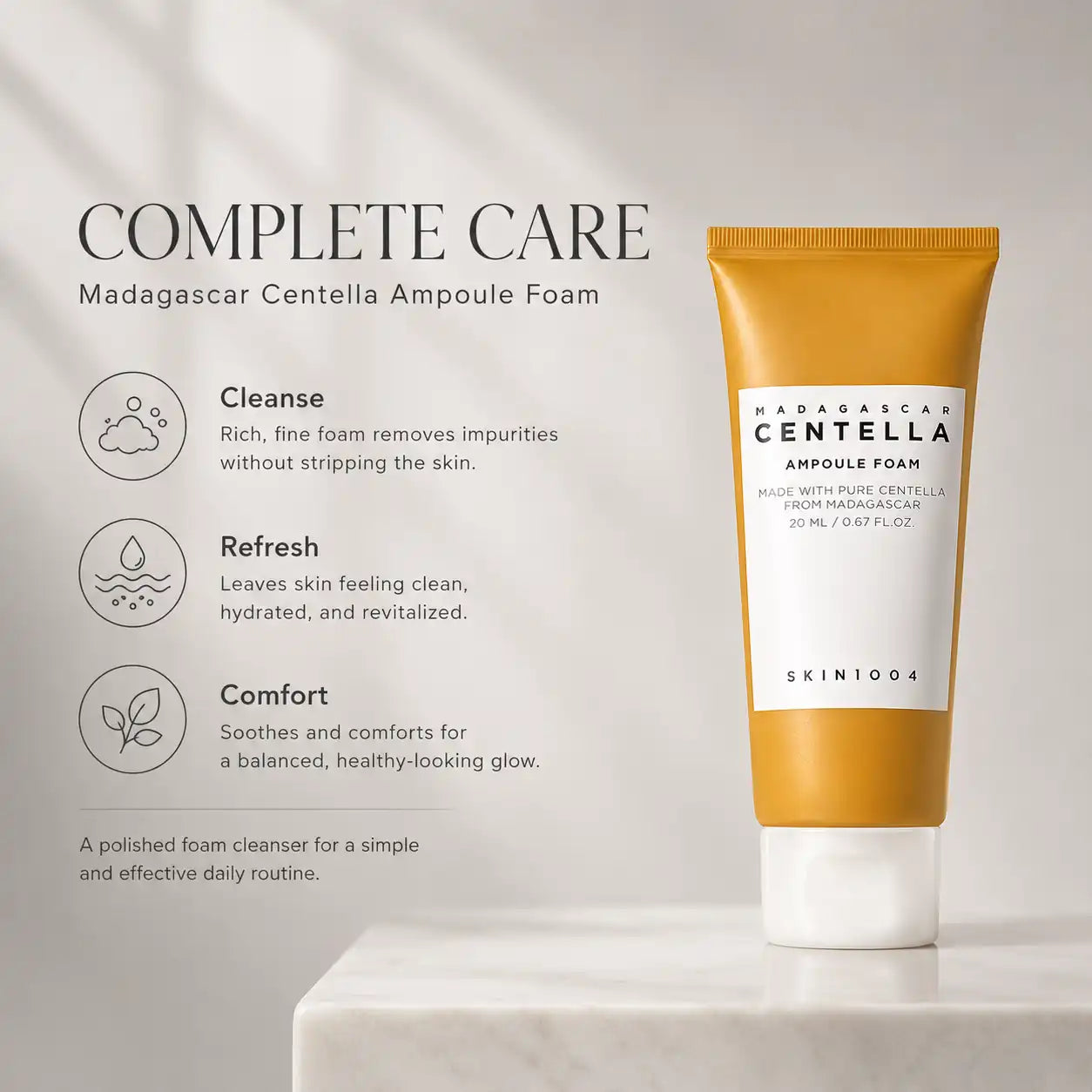 SKIN1004 Madagascar Centella Ampoule Foam 20ml