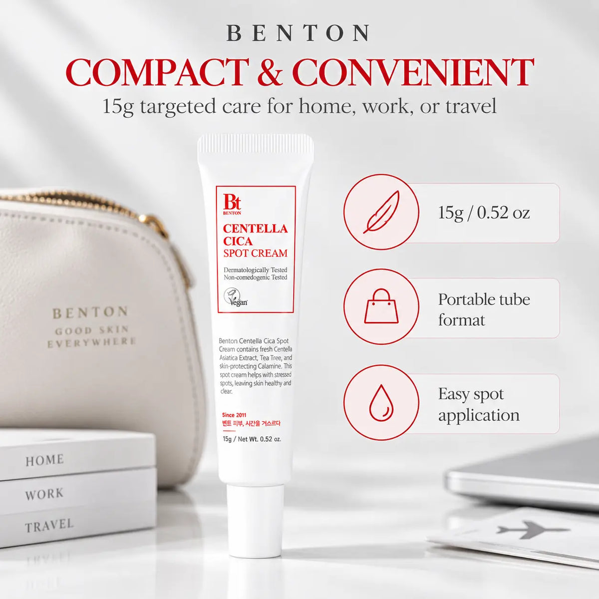 Benton Goodbye Redness Centella Spot Cream 15g
