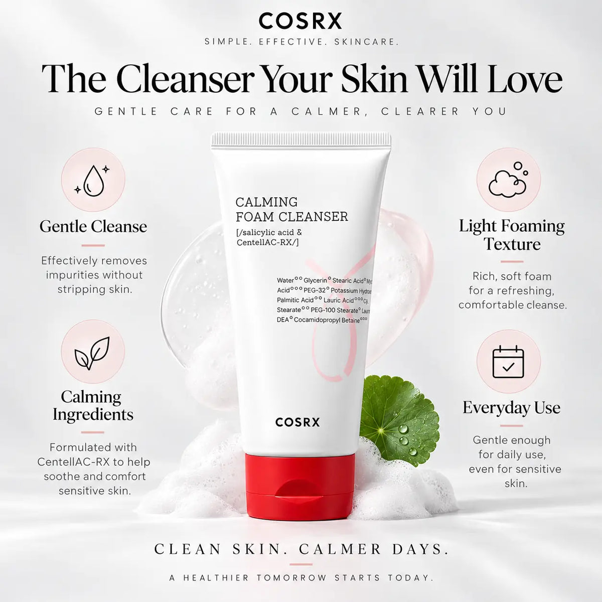 COSRX AC Collection Calming Foam Cleanser 150ml