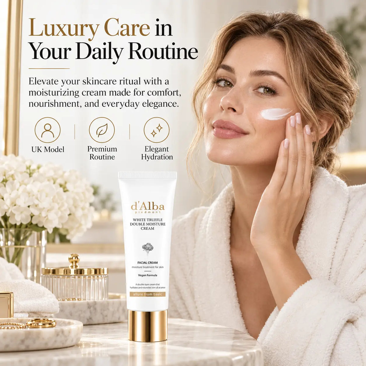 d'Alba White Truffle Double Moisture Cream 60ml