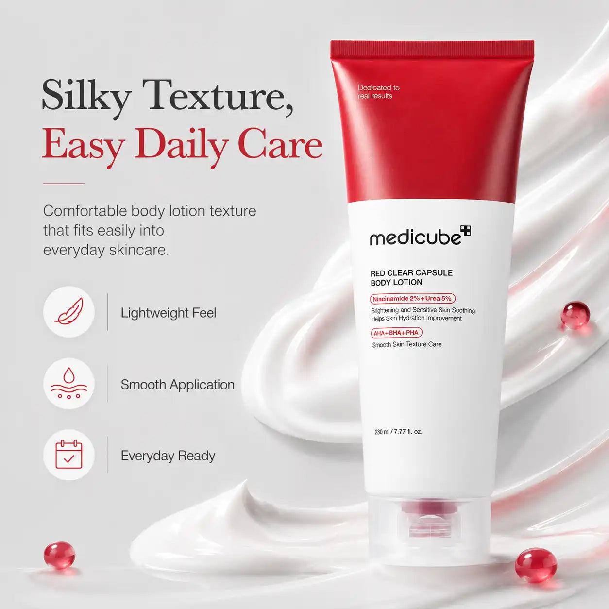 Medicube Red Clear Capsule Body Lotion 230ml