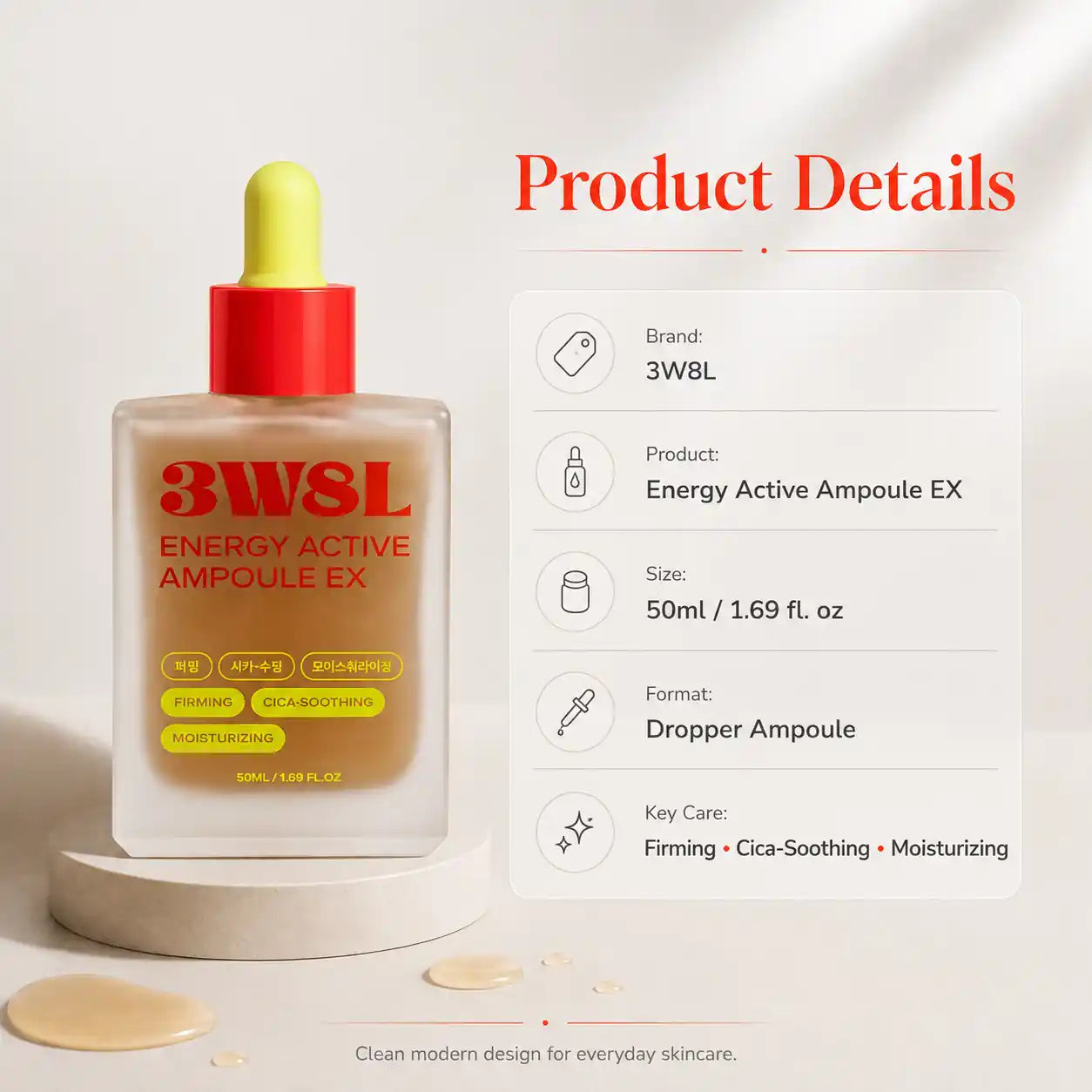 3W8L Energy Active Serum EX 50ml