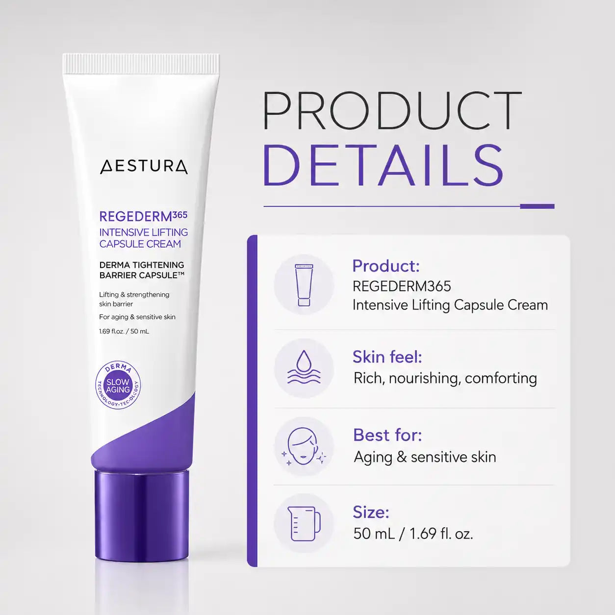 AESTURA Regederm 365 Intensive Lifting Capsule Cream 50ml
