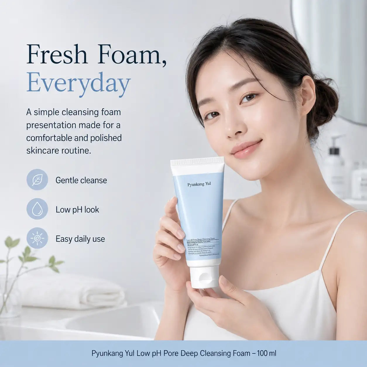 Pyunkang Yul Low pH Pore Deep Cleansing Foam 100ml