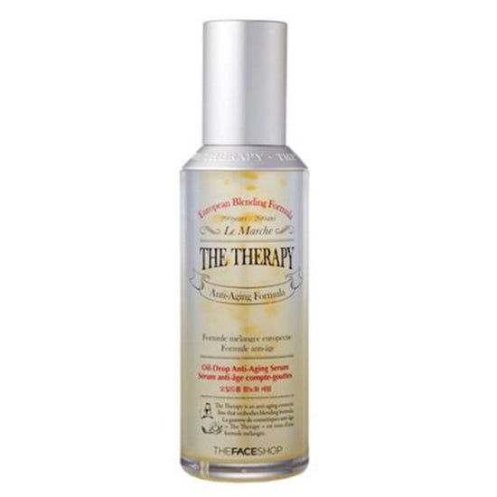 [Thefaceshop] THE THERAPY OIL-DROP ANTI-AGING SERUM 45ml - Enrapturecosmetics