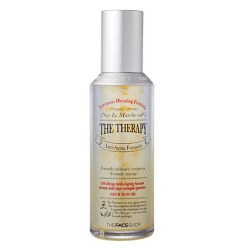 [Thefaceshop] THE THERAPY OIL-DROP ANTI-AGING SERUM 45ml - Enrapturecosmetics