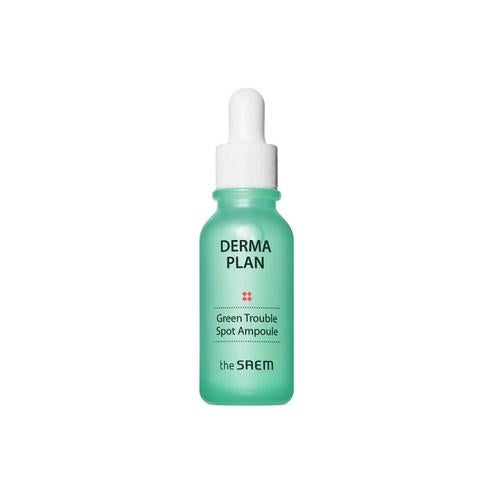 [theSAEM] DERMA PLAN Green Trouble Spot Ampoule 20ml - Enrapturecosmetics