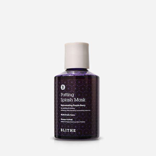 BLITHE Patting Splash Mask Rejuvenating Purple Berry 150ml Korean skincare product image