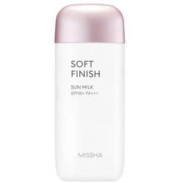[Missha] All Around Safe Block Soft Finish Sun Milk (SPF50+ PA+++) 70ml - Enrapturecosmetics