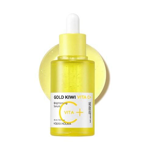 [HolikaHolika] Gold Kiwi Vita C+ Brightening Serum 45ml - Enrapturecosmetics