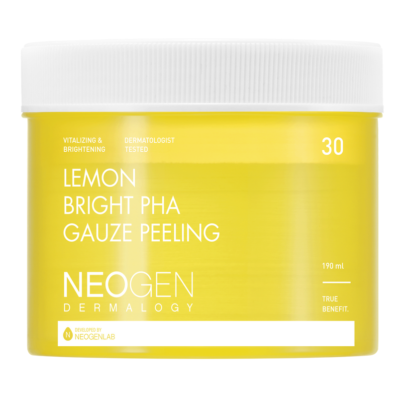 NEOGEN Dermalogy Lemon Bright PHA Gauze Peeling 190ml (30 Pads) Korean toner product image