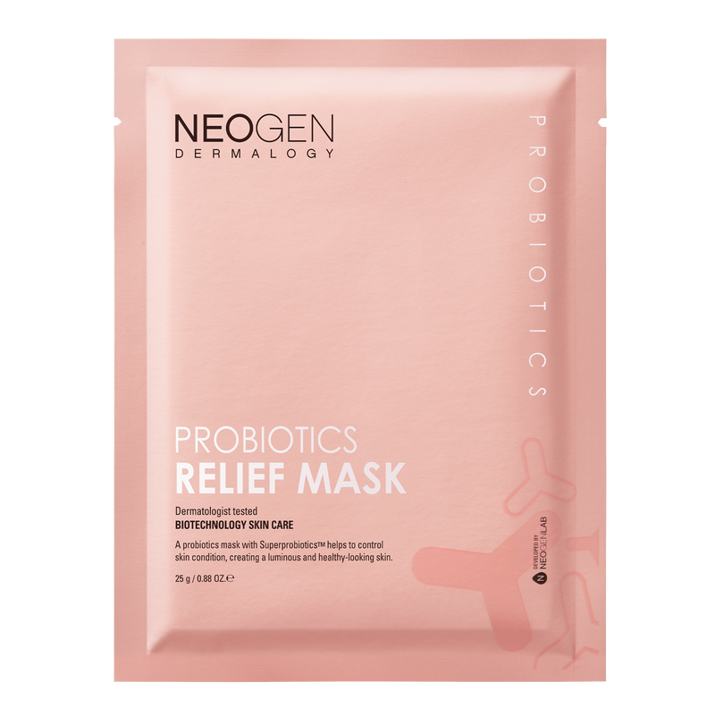 Neogen DERMALOGY PROBIOTICS RELIEF MASK (25ML X 5 SHEETS) - Neogen Face Mask product image