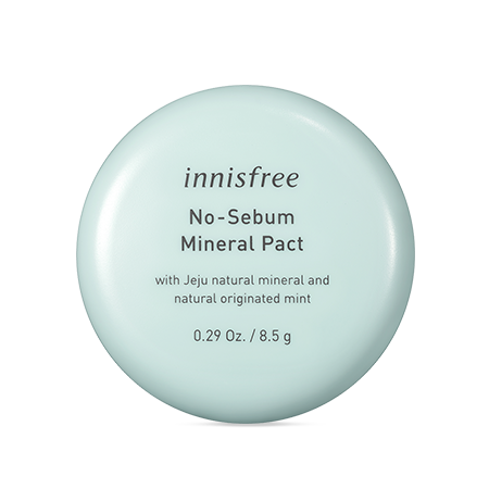 [Innisfree] No-Sebum Mineral Pact 8.5g - Enrapturecosmetics