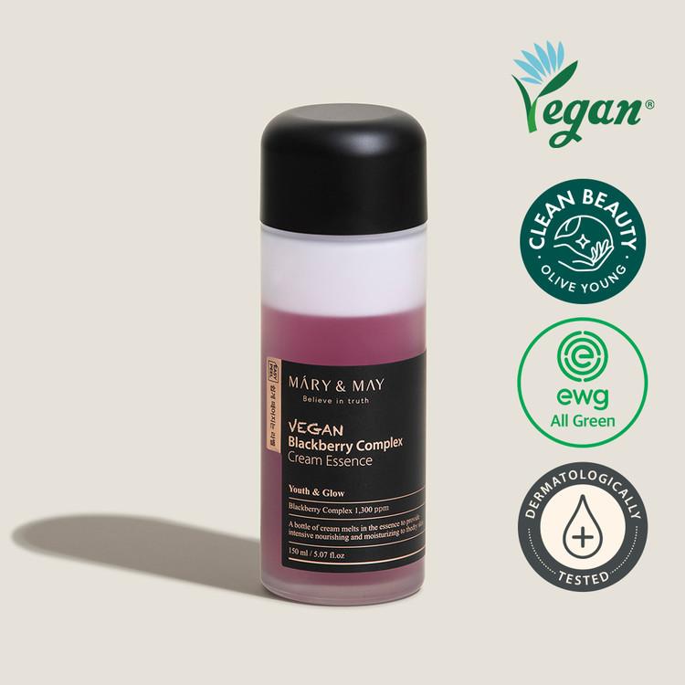Mary&May Vegan Blackberry Complex Cream Essence 140ml Korean essence product image