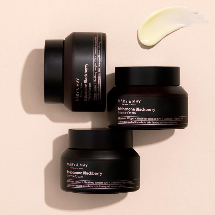 Mary&May Idebenone Blackberry Intense Cream 70g Korean skincare product image